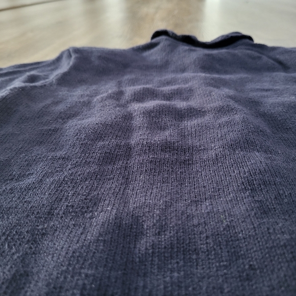 Worthington Vintage Knit Sweater Top M Petite Pearl Collar Granny Embroidered - Picture 10 of 10